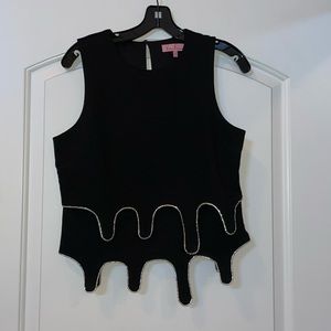 Eva Franco Structured Ribbed Tank